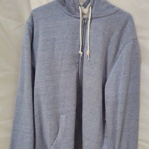 Old Navy Men's Zip Up Hoodie Color Light Blue Size XL NWT